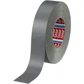 TESA Weefseltape | grijs | lengte 50 m | breedte 38 mm wiel | 4 stuks - 04651-00537-00