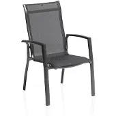 Kettler Legato Curve Silver Line stapelbare stoel 2 stuks
