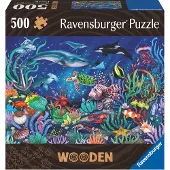 Ravensburger Houten Legpuzzel 500 stuk(s) Dieren