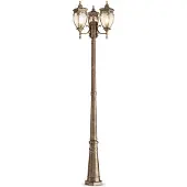 Maytoni Fleur lantaarnpaal, goud antiek Fleur, dimbaar, messing / goud, Aluminium, Antiek