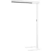 Arcchio Vloerlamp Susi, dimbaar, wit / opaal, Werkkamer / Kantoor, Aluminium, Modern