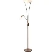 LINDBY Vloerlampe , Felicia, Grijs, Woonkamer, Metaal, Modern