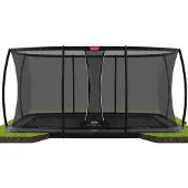 Berg Trampoline FlatGround Ultim Elite 500 Grey + Safety Net Deluxe XL