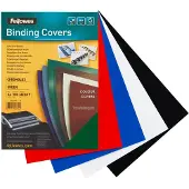 Fellowes Chromolux bindomslag 250 grams zwart A4 (100 stuks)