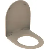 Geberit Renova toiletbril met deksel, afneembaar en met automatische zachte sluiting