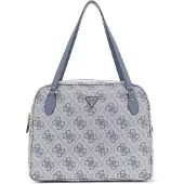GUESS Handtas 'Sac Voyage Berta Toiletry Train Slate Logo' zwart