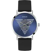 GUESS Analoog horloge 'IDOL' navy / zwart / zilver