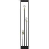 LINDBY Vloerlampe , Tiliane, Zwart, Woonkamer, Metaal, Modern
