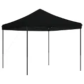Syfax Partytent inklapbaar pop-up 292x292x315 cm zwart