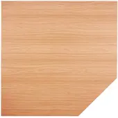 Hjh OFFICE PRO LT12 - trapeziumvormige plaat 120 x 120 Beuken