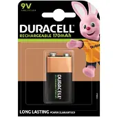 Duracell 056008 Nikkel-metaalhydride batterij, E-Block (9V)
