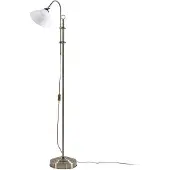 LINDBY Vloerlamp Otis, Woon-/ Eetkamer, metaal, Antiek, vloerlamp