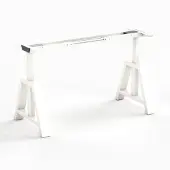 Worktrainer - OakDesk Zit Sta Bureau - Hoogte 73,5 - 137,5 cm - Breedte 102 - 170 cm – Wit/Wit - Memory bediening - In Hoogte Verstelbaar Bureau Onderstel - Elektrisch Frame