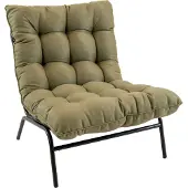 Lesli Living Zenzi - Tuinstoel - Ergonomisch design - Olijfgroen