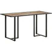 Syfax Eettafel 140 cm massief gerecycled hout