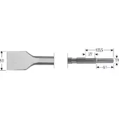 Rotec 6-kant Spadebeitel 50x300mm 6-kant ø21,0 / ø19x66 - 2154015