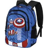KARACTERMANIA Rugzak 'Captain America Gears-PLUS Running' blauw / rood / wit