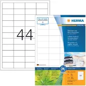 Herma Etiket recycling 10726 48.3x25.4mm 3520stuks wit