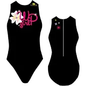 Turbo Swimsuit Zwart 7-8 Years Meisje