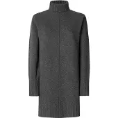 Pepe Jeans Gebreide jurk 'Carola' donkergrijs