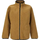 ZigZag - Kid's Root Teddy Fleece Jacket - Fleecevest 104, bruin