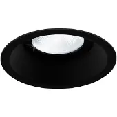 Yphix Inbouwspot Arezzo rond zwart verdiept met klemveren IP54