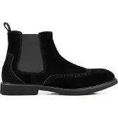 WITTCHEN Heren Chelsea Boots in Zwart Suède Leer