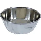 Gebr. De Boon Eetbak hond RVS deco marmer 1890 ml Eet-en-drinkbakken-hond