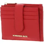 Mandarina Duck Leren kaarthoes Mellow Leather Card Case Diva rood