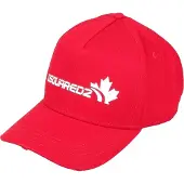 Dsquared2 Familie Logo Baseballpet (Rood/Wit)