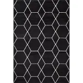 Muratap Trellis uni effen laagpolig vloerkleed modern 120x170 cm