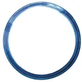 Val Pottery Foolish Chef's Creation plat bord D28cm blauw