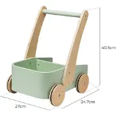 Playwood duwwagen groen loopwagen little walker