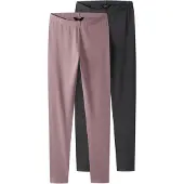 TWO SOON Leggings mauve / zwart