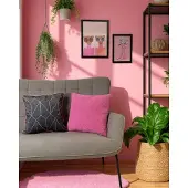 NOVÉE Teddy roze | 45 x 45 cm | kussenhoes | polyester