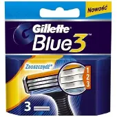 Gillette Blue3 Lames de rasoir paquet de 3