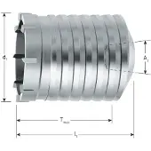 Rotec Hamerkroonboren konisch 80,0x100mm - 2070800