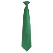 Premier Herenmode "Kleuren" Work Clip On Tie (Smaragd)