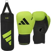 Adidas Junior Boxing Set - Groen/Zwart - 10 oz
