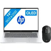 HP OmniBook 7 OLED Copilot+ PC 14-fr0970nd + 700 Oplaadbare Draadloze Muis