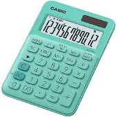Casio Calculatrice de bureau MS-20UC vert solaire à pile(s)