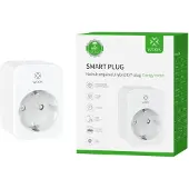 WOOX Smart plug | inclusief energiemeter | Max. 3680W | WiFi (Tuya) | IP20 | Wit (NL)