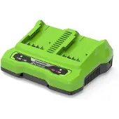 Greenworks Gereedschap batterijen + laders, 24V Ładowarka 4A dual slot GREENWORKS G24X2UC4 - 2933207 (24 V)