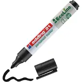 Edding 21 EcoLine permanent marker, navulbaar, ronde punt, zwart, 10 st.