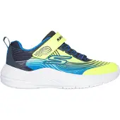 SKECHERS Sneakers 'MICROSPEC ADVANCE' blauw / geel / zwart