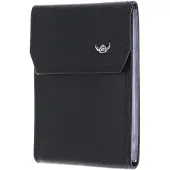 Golden Head Leren kaarthoes Polo RFID Protect Kartenetui 4425 Schwarz zwart