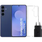Samsung Galaxy S25 FE 128GB Donkerblauw 5G + Accessoirepakket