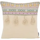 NOVÉE Ibiza tassle | 45 x 45 cm | kussenhoes | katoen/linnen