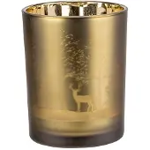 COSY&TRENDY Waxinelichthouder in Kerstsfeer. Theelichthouder groot 12,5X10CM