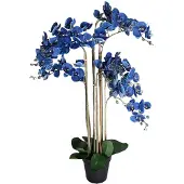 Buitengewoon Boet Phalaenopsis Orchidee in pot 110 cm Blue kunstplant